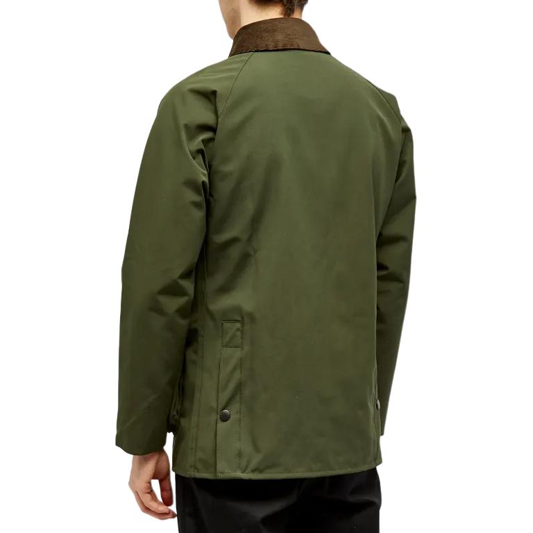 Barbour  Green Waxed Jacket with Turn-Down Collar and Long Sleeves. MCA0784SG51 圖 5