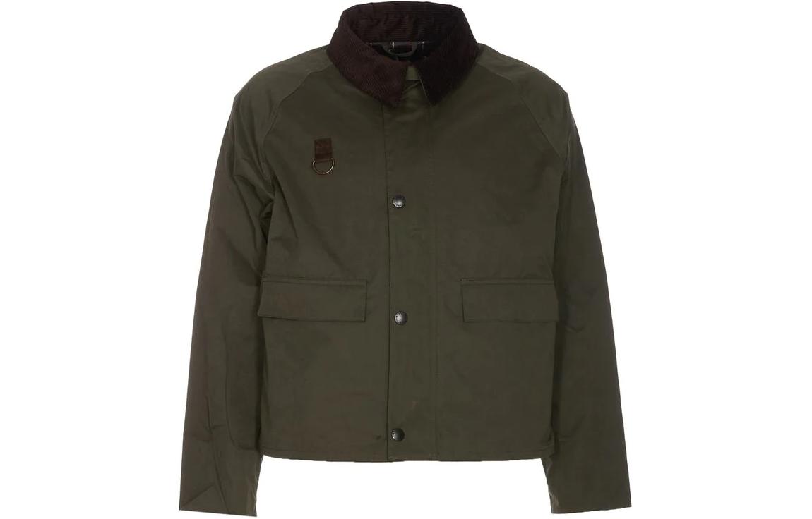 Order 巴伯尔绿色拉链长袖立领夹克 MCA0932SG71