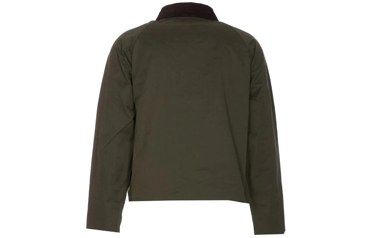 Lookbook 巴伯尔绿色拉链长袖立领夹克 MCA0932SG71