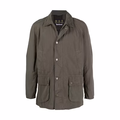 BARBOUR Military Green Casual Single-Breasted Long-Sleeve Jacket MCA0792OL51