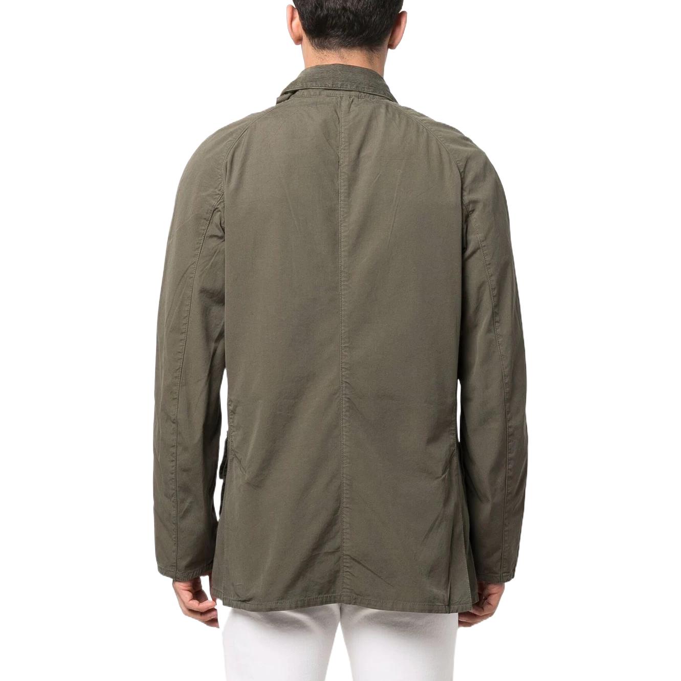 Purchase BARBOUR Chaqueta Verde Militar Casual de Manga Larga con Botonadura Sencilla MCA0792OL51