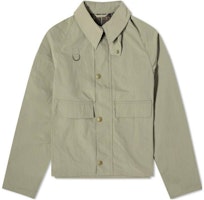 Barbour Military Green Short Collar Button-Up Jacket MSP0090OL31 Barbour Military Green Short Collar Button-Up Jacket MSP0090OL31