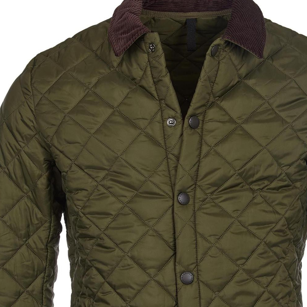 Sizing Barbour Jaket Berlapis Hijau Zaitun MQU0240-GN