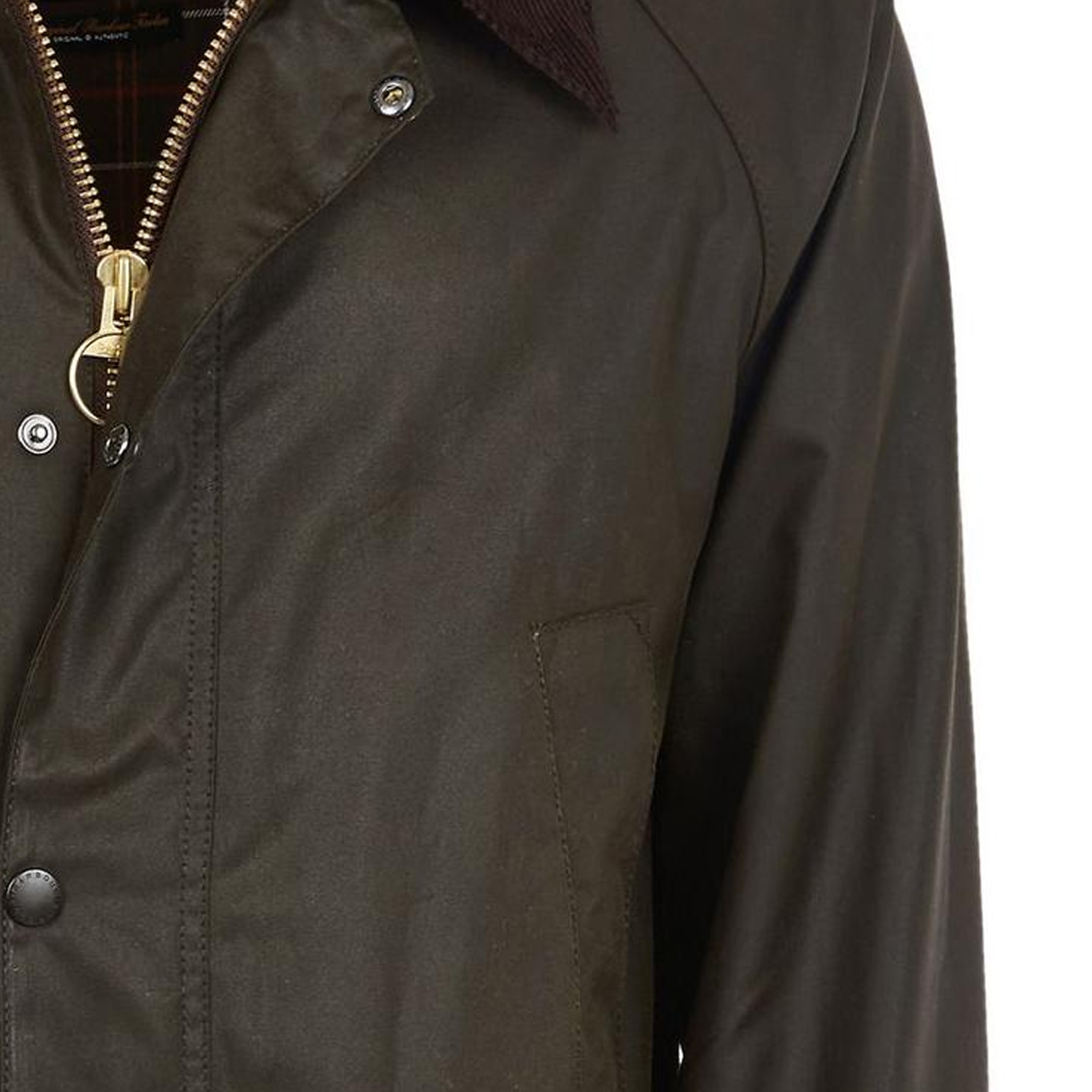 Details for BARBOUR 橄榄绿色蜡质夹克 休闲外套 MWX0010OL71