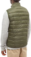 Shop Barbour橄欖綠無袖拉鍊外套 前印Logo款式 MGI0024OL51