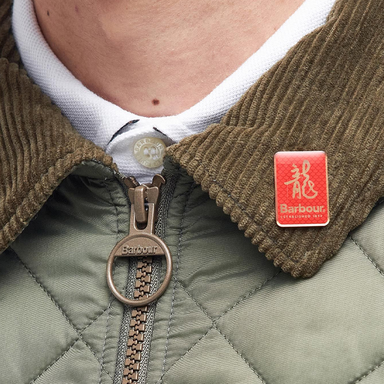 Details for Barbour 轻便长袖菱形绗缝外套 浅苔绿色. MQU1763GN19