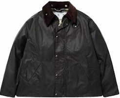 Barbour Sage Green Waxed Jacket with Solid Color and Button Closure. MWX1678SG91 Barbour Sage Green Waxed Jacket with Solid Color and Button Closure. MWX1678SG91