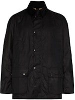 BARBOUR Solid Color Waxed Jacket Navy Blue MWX0339NY92 BARBOUR Solid Color Waxed Jacket Navy Blue MWX0339NY92