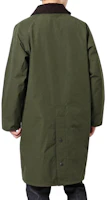 Shop Barbour 綠色寬鬆版長袖翻領外套 MWB0916