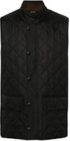 BARBOUR Solid Quilted Button Sleeveless Vest Black MGI0245BK11 BARBOUR Solid Quilted Button Sleeveless Vest Black MGI0245BK11