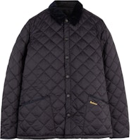 BARBOUR Solid Quilted Single-Breasted Jacket - Blue MQU0240NY92 BARBOUR Solid Quilted Single-Breasted Jacket - Blue MQU0240NY92