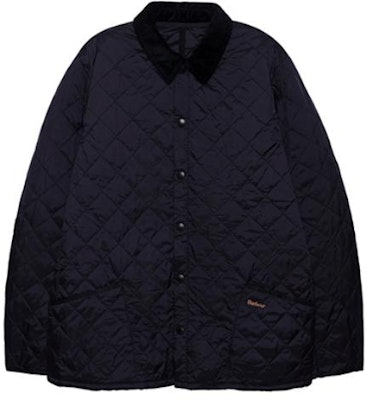 巴伯尔蓝色单排扣绗缝夹克 MQU0240NY92 Order 巴伯尔蓝色单排扣绗缝夹克 MQU0240NY92