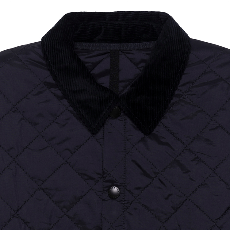 Shop 巴伯尔蓝色单排扣绗缝夹克 MQU0240NY92