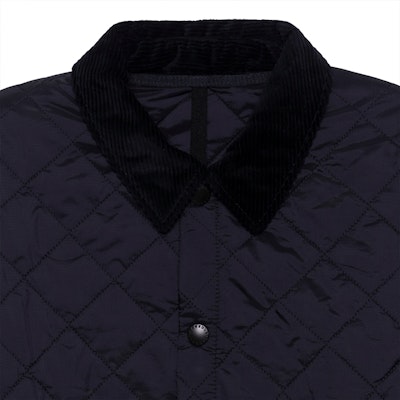 巴伯尔蓝色单排扣绗缝夹克 MQU0240NY92 Shop 巴伯尔蓝色单排扣绗缝夹克 MQU0240NY92