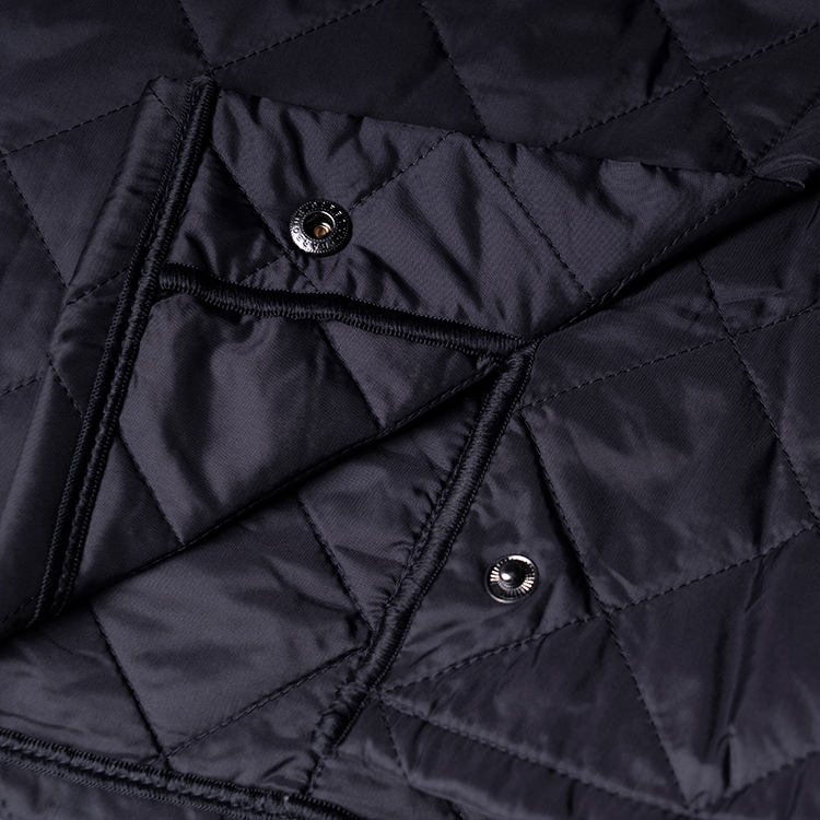 Sizing 巴伯尔蓝色单排扣绗缝夹克 MQU0240NY92