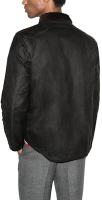 Barbour Jaket Hitam Stand Collar Single-Breasted Solid. MWX1106SG51 Shop Barbour Jaket Hitam Stand Collar Single-Breasted Solid. MWX1106SG51