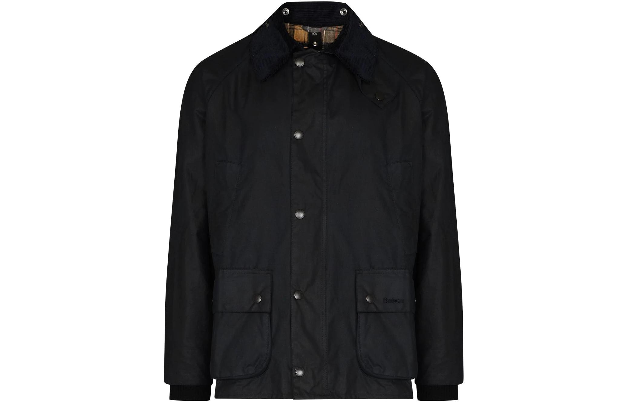 BARBOUR  Solid Waxed Cotton Jacket Navy Blue. MWX0018NY91