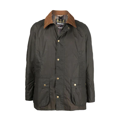 BARBOUR Solid Waxed Jacket Green MWX1377OL51