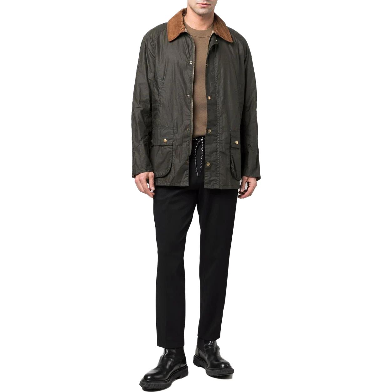 Lookbook BARBOUR Jaket Waxed Solid Hijau MWX1377OL51