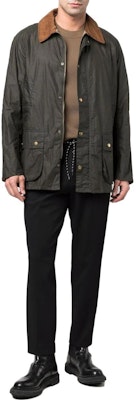BARBOUR Jaket Waxed Solid Hijau MWX1377OL51 Lookbook BARBOUR Jaket Waxed Solid Hijau MWX1377OL51