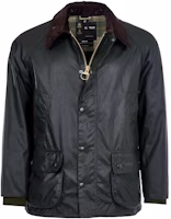 Barbour Waxed Cotton Jacket Long Sleeve Solid Color - Dark Green. MWX0018SG91 Barbour Waxed Cotton Jacket Long Sleeve Solid Color - Dark Green. MWX0018SG91