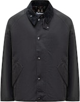 BARBOUR Waxed Cotton Jacket Navy Single-Breasted Long-Sleeve Coat. MCA0931NY71 BARBOUR Waxed Cotton Jacket Navy Single-Breasted Long-Sleeve Coat. MCA0931NY71