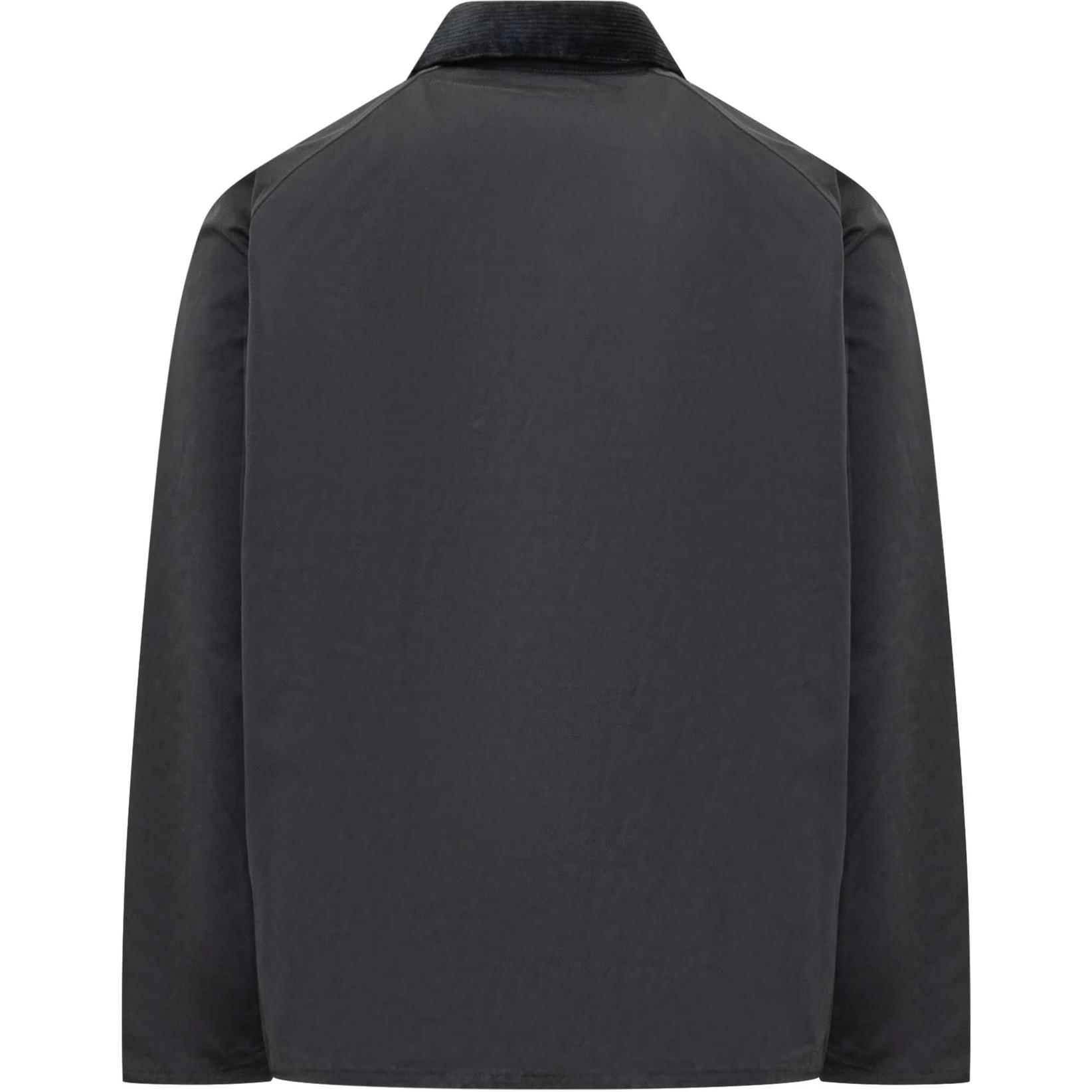 Lookbook BARBOUR Jaket Kapas Lilin Navy Single-Breasted Lengan Panjang. MCA0931NY71