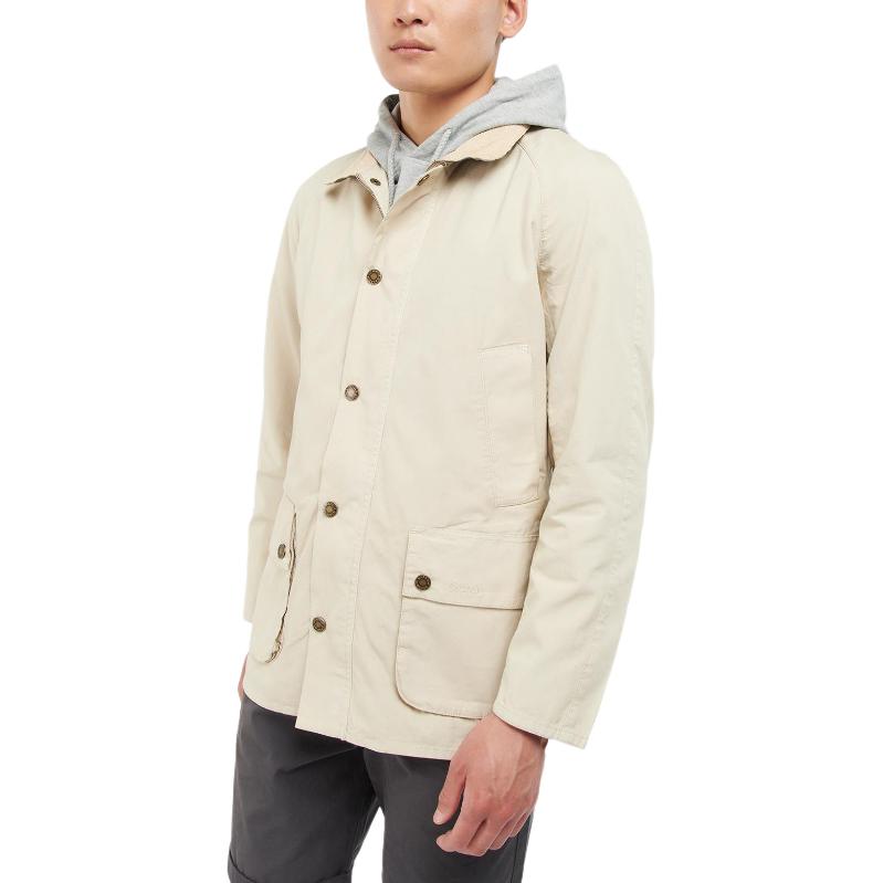 Purchase Barbour Jaket Putih Lengan Panjang Single-Breasted Solid MCA0792ST11