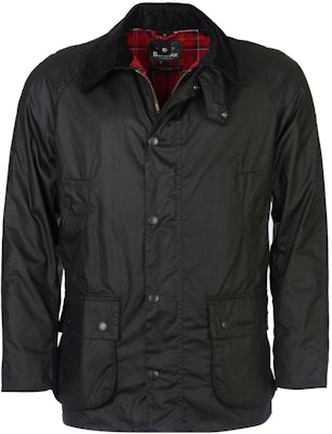 BARBOUR Ashby Jaket Hitam Waxed Cotton dengan Kerah Berdiri. MWX0339BK71 Buy BARBOUR Ashby Jaket Hitam Waxed Cotton dengan Kerah Berdiri. MWX0339BK71