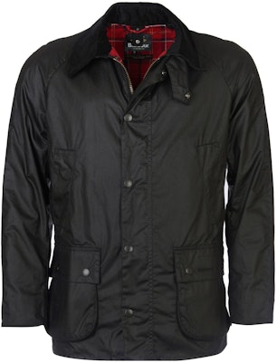 BARBOUR Ashby Jaket Hitam Waxed Cotton dengan Kerah Berdiri. MWX0339BK71 Order BARBOUR Ashby Jaket Hitam Waxed Cotton dengan Kerah Berdiri. MWX0339BK71