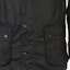 Sizing BARBOUR Ashby Jaket Hitam Waxed Cotton dengan Kerah Berdiri. MWX0339BK71