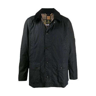 Barbour Ashby Classic Waxed Cotton Jacket with Signature Tartan Lining. MWX0339MWXNY92