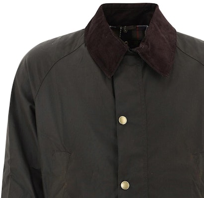 바버 애쉬비 왁스 재킷 남성용 그린 콘트라스트 칼라 캐주얼 코트. MWX0339MWX-OL71 Cheap 바버 애쉬비 왁스 재킷 남성용 그린 콘트라스트 칼라 캐주얼 코트. MWX0339MWX-OL71