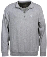 Barbour Batten Half Zip Sweatshirt Gray Casual Letter Print Pullover MOL0204GY52 Barbour Batten Half Zip Sweatshirt Gray Casual Letter Print Pullover MOL0204GY52