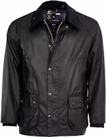 Order BARBOUR Bedale 黑色蠟質休閒外套,拉鍊鈕扣設計。 MWX0018BK91