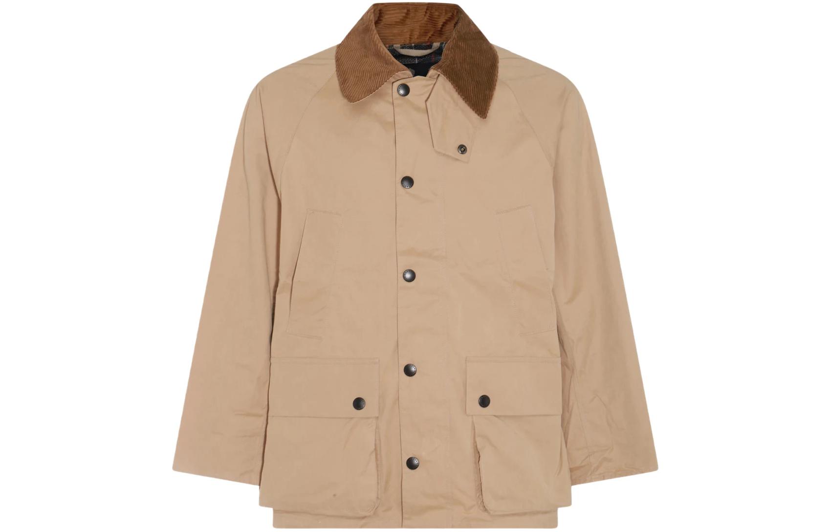 Barbour Beige Single-Breasted Long Sleeve Jacket MCA0933MCAST51