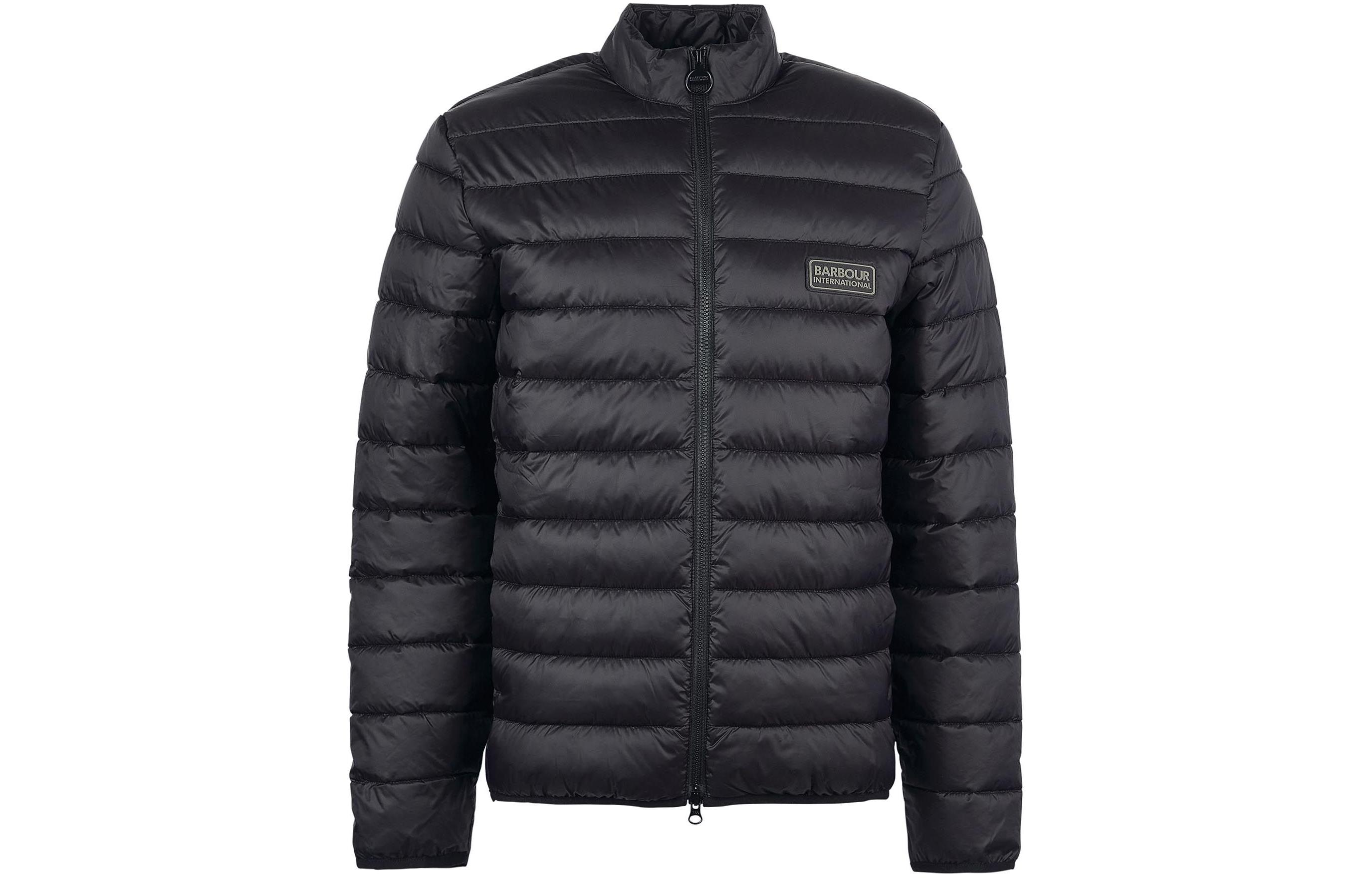 Barbour BIntl Tourer Reed Quilted Jacket Black Long-Sleeve Cotton Outerwear MQU1730BK11