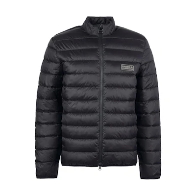 Barbour BIntl Tourer Reed Quilted Jacket Black Long-Sleeve Cotton Outerwear MQU1730BK11