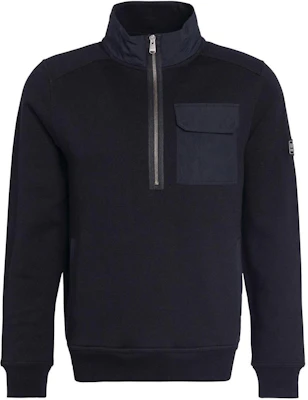 Barbour Black Colorblock Pocket Long-Sleeve Sweatshirt MOL0574BK31 Buy Barbour Black Colorblock Pocket Long-Sleeve Sweatshirt MOL0574BK31