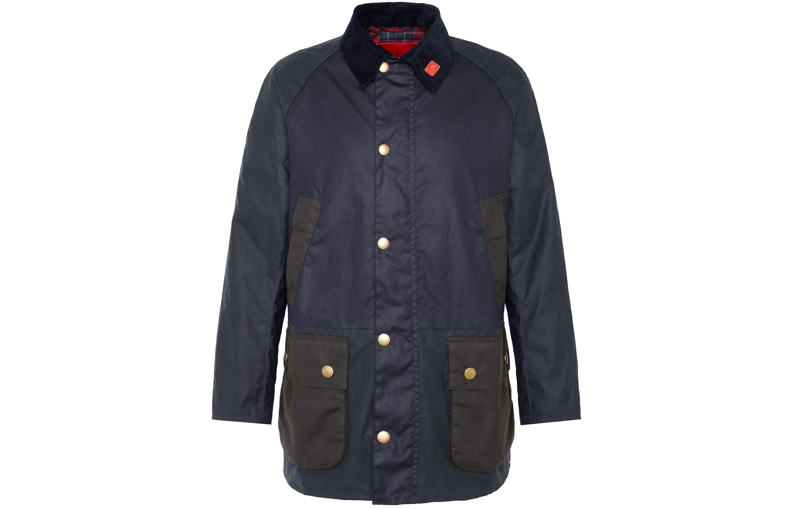 Barbour Black Patchwork Single-Breasted Casual Long-Sleeve Jacket MWX2286NY92