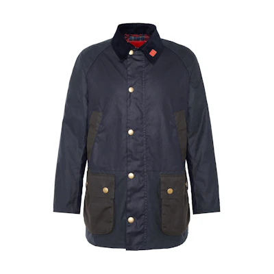 Barbour Black Patchwork Single-Breasted Casual Long-Sleeve Jacket MWX2286NY92