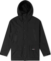 Barbour Black Solid Color Hooded Zip-Up Jacket MWB1080-BK11 Barbour Black Solid Color Hooded Zip-Up Jacket MWB1080-BK11