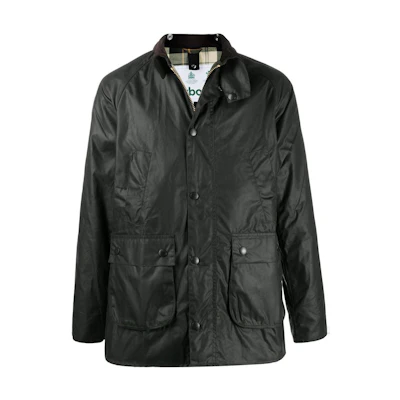 Barbour Black Solid Turn-Down Collar Button-Up Long Sleeve Jacket MWX1758MWXSG92