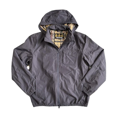 Barbour Black Waterproof Hoodie Jacket with Zip Pocket MWB0803NY51