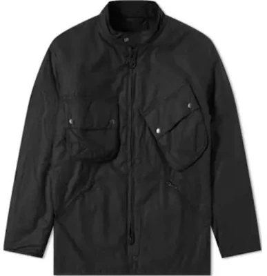 Barbour Jaket Hitam Waxed Leher Tinggi dengan Desain Full-Zip MWX1859BK11 Buy Barbour Jaket Hitam Waxed Leher Tinggi dengan Desain Full-Zip MWX1859BK11