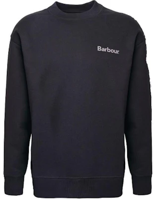 Barbour Blue Crewneck Sweatshirt with Logo Print Long Sleeves MOL0600BK31 Buy Barbour Blue Crewneck Sweatshirt with Logo Print Long Sleeves MOL0600BK31