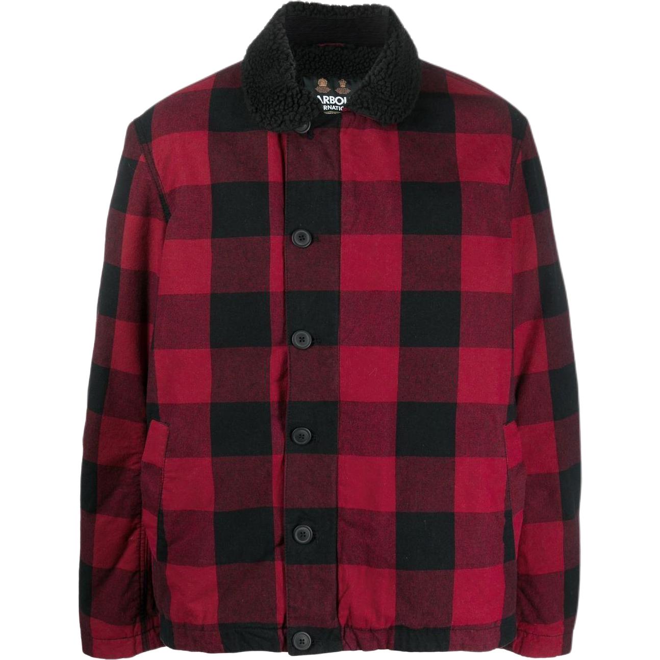 Barbour Checkered Long-Sleeve Jacket MCA0850BK11