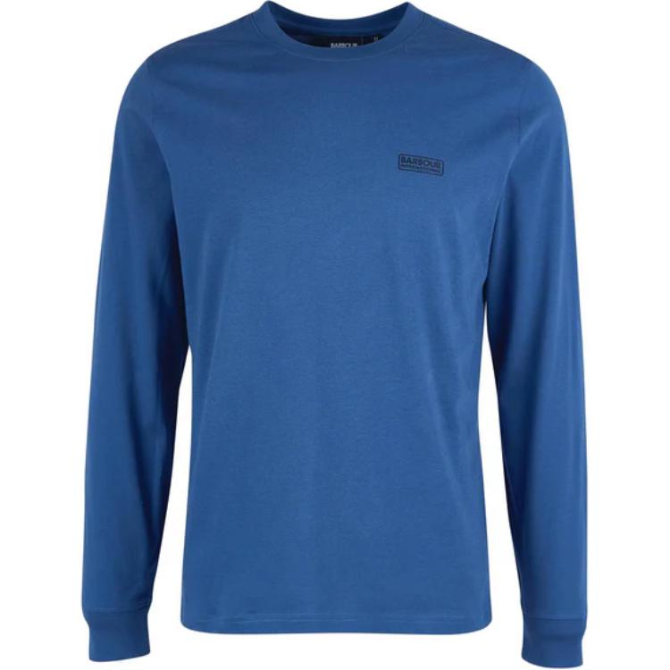 Barbour Colorblock Crewneck Long Sleeve Pullover Sweatshirt Blue MTS1213BL48