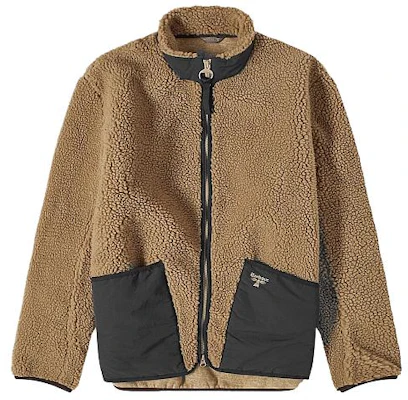 Barbour Jaket Warna Blok Zip-Up Coklat Lengan Panjang MFL0172BE14 Buy Barbour Jaket Warna Blok Zip-Up Coklat Lengan Panjang MFL0172BE14