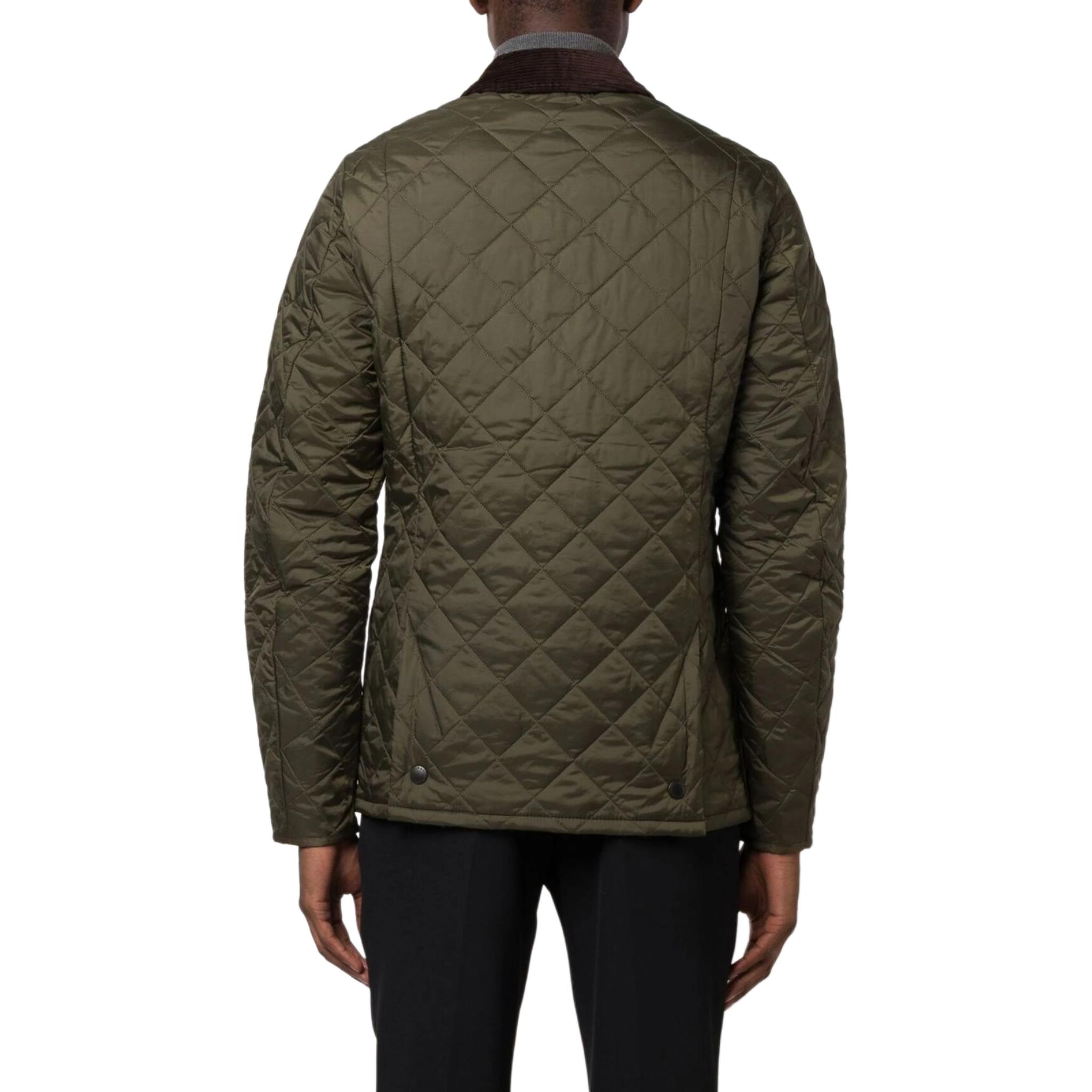 Shop 巴伯尔 FW22 经典菱格夹克 橄榄绿 MQU0240OL71